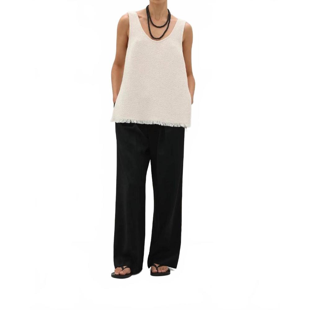NEW A.EMERY sloane scoop neck tank top in natural